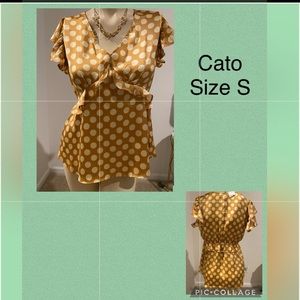 NEW WITH TAG CATO TOP SIZE S🛍